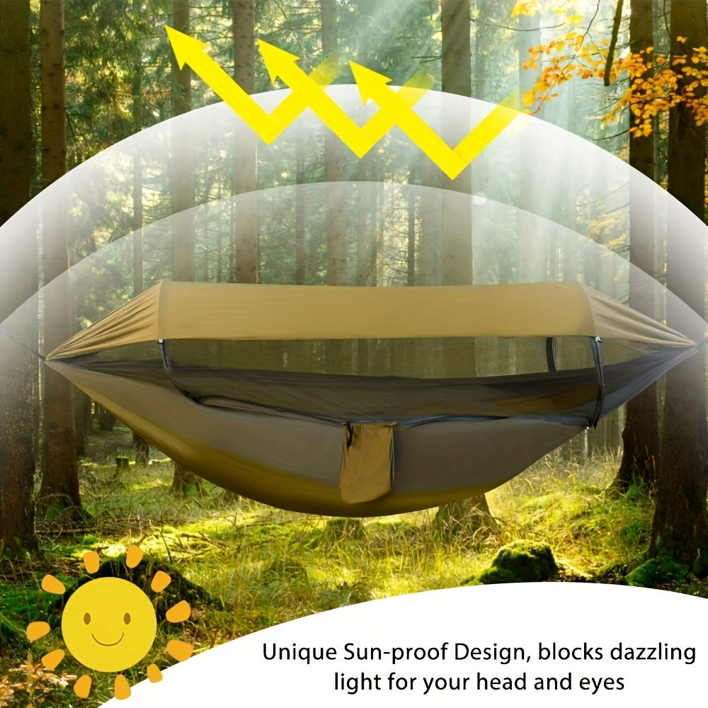 Double Camping Hammock with Mosquito Net