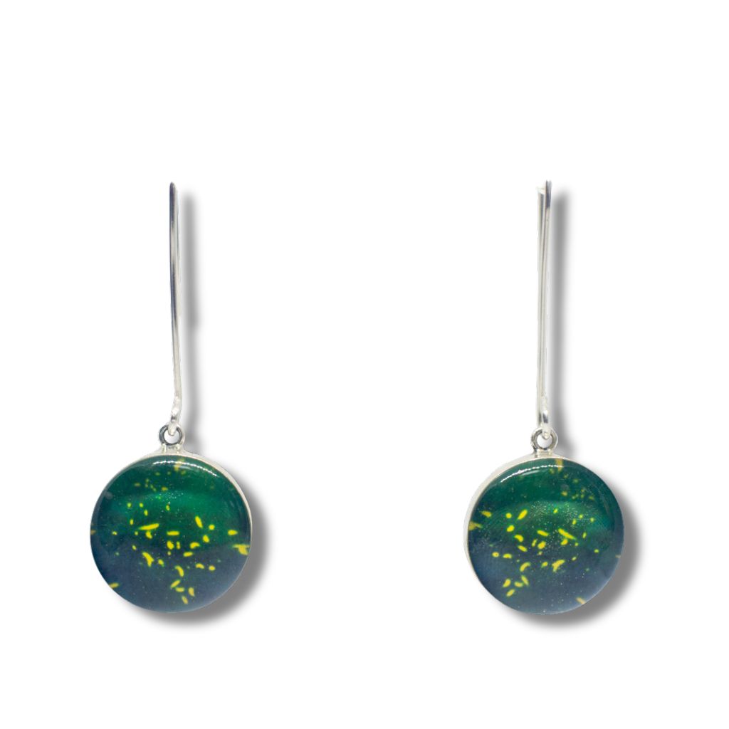 Aretes Colgantes Luciérnagas - Susurros del Bosque