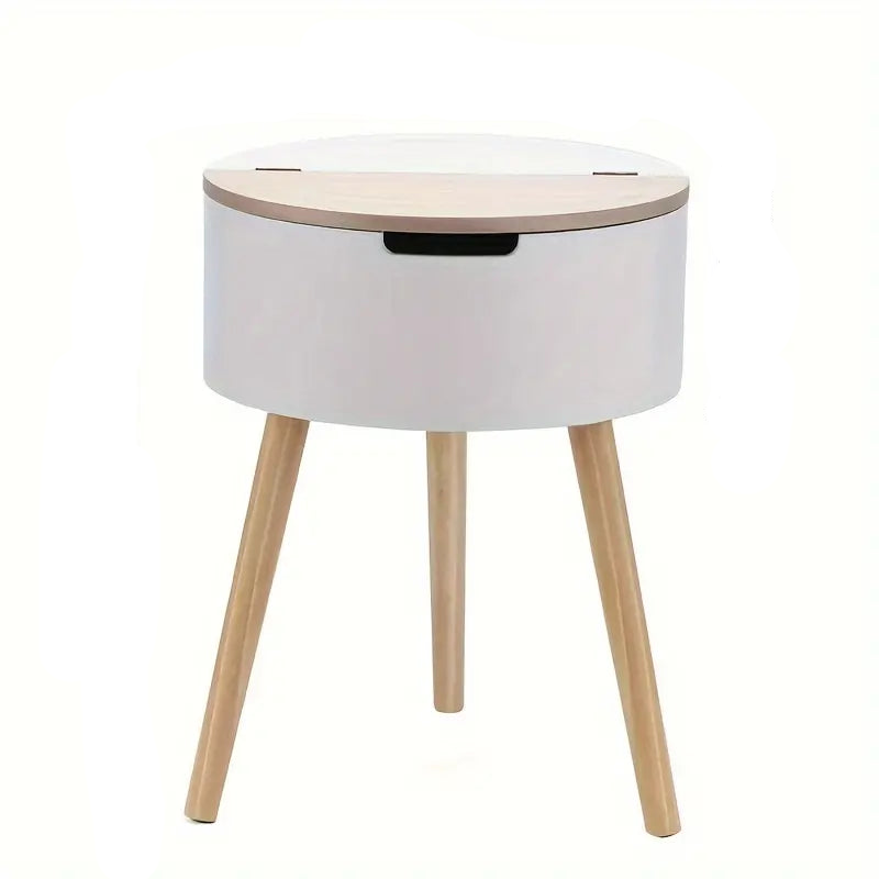 Floor Standing Organizer Lift-Top Storage Side Table