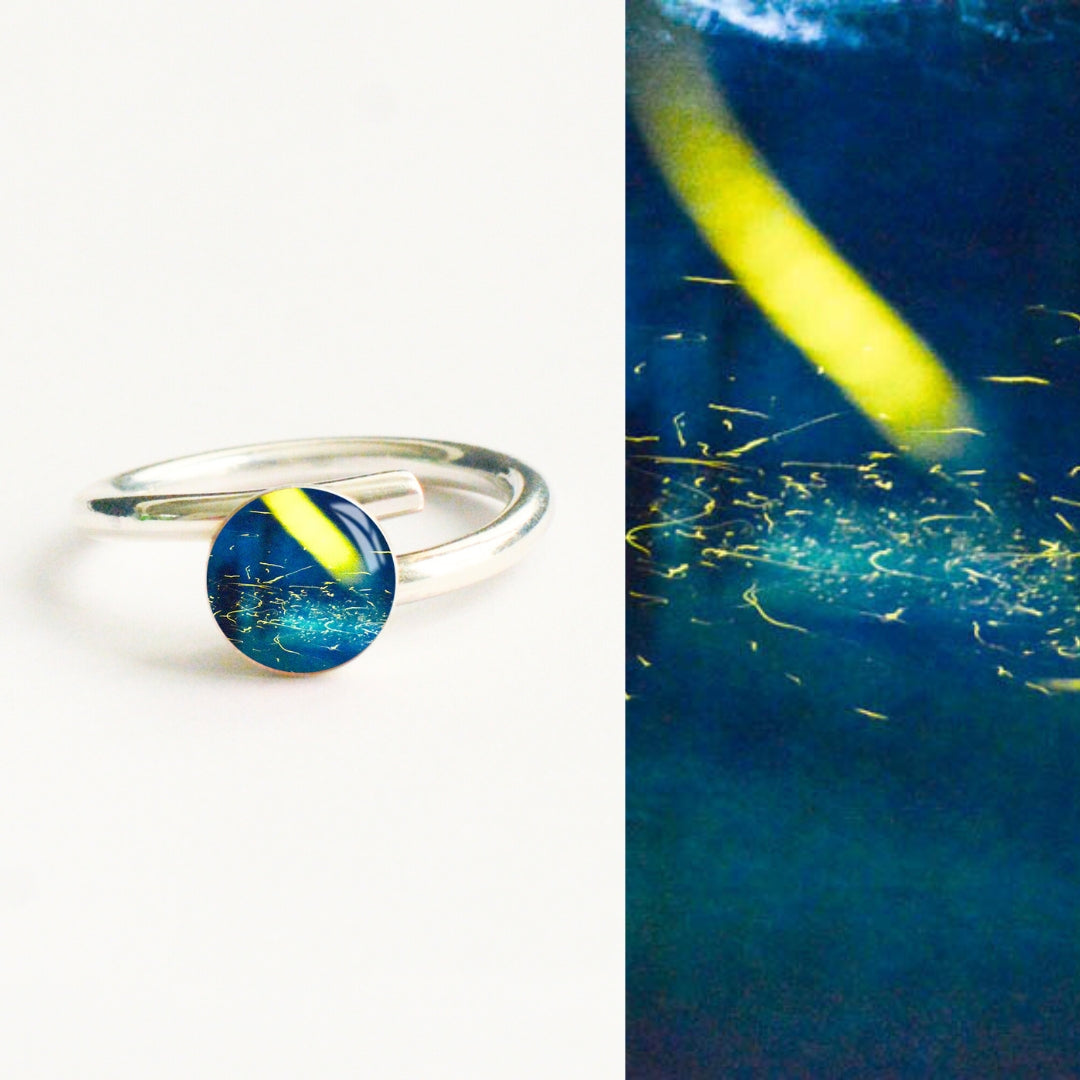 Anillo  Mini Luciérnagas - Susurros del Bosque