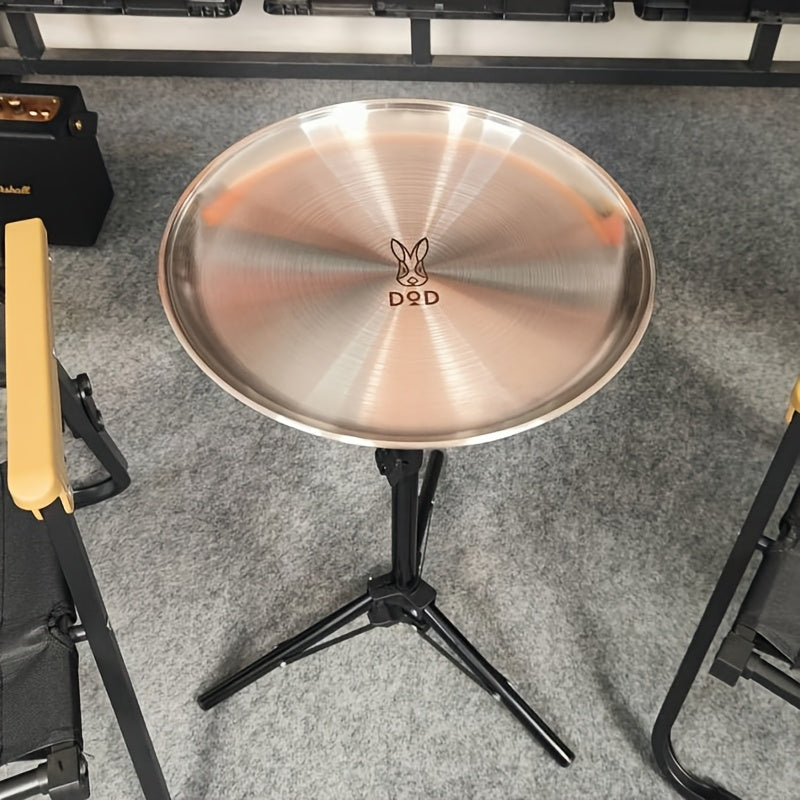 Outdoor Camping Coffee Table with Tripod Base