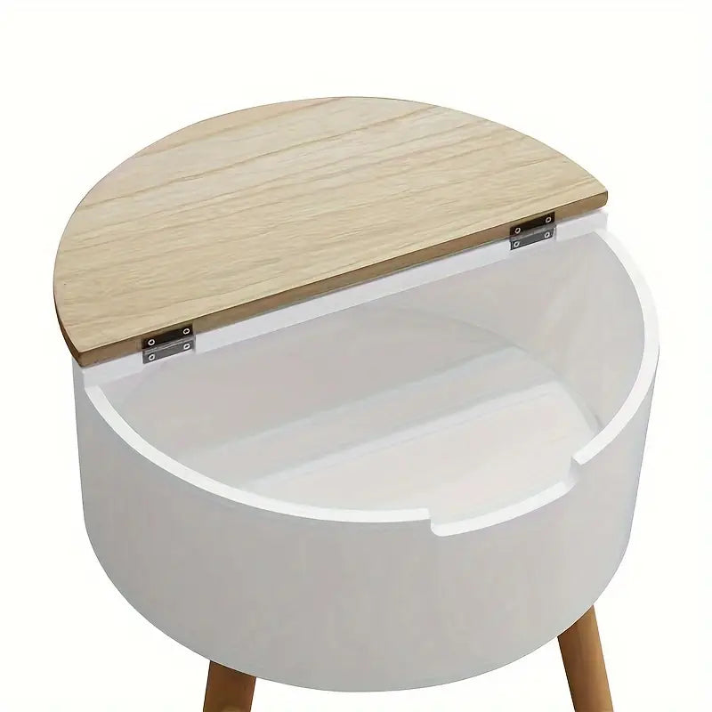 Floor Standing Organizer Lift-Top Storage Side Table