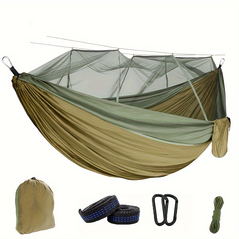 Double Camping Hammock with Mosquito Net