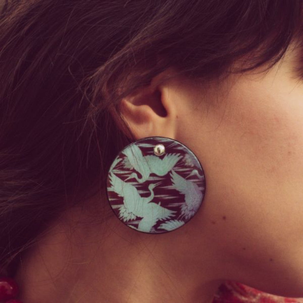 Maxi Aretes Redondos Garza