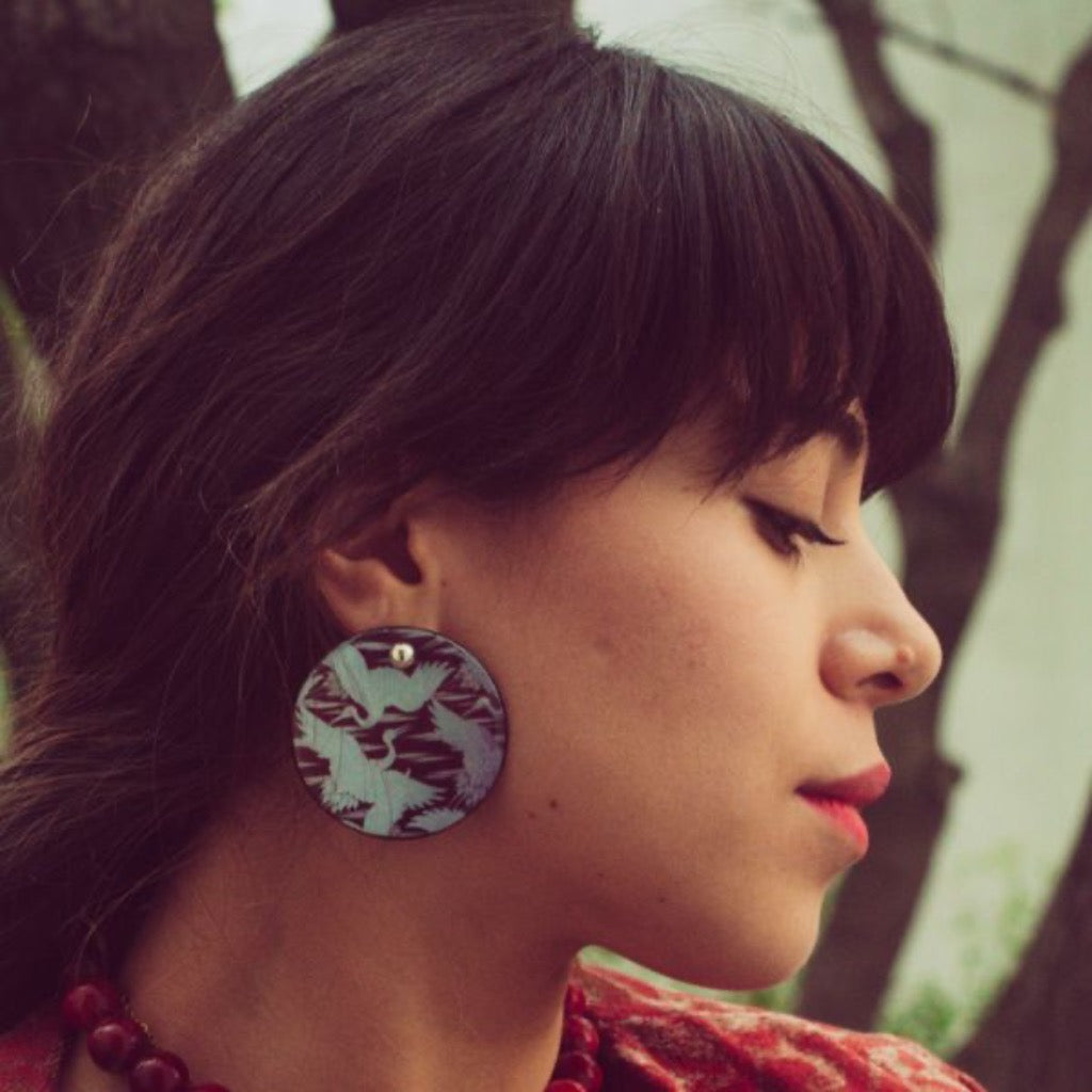 Maxi Aretes Redondos Garza