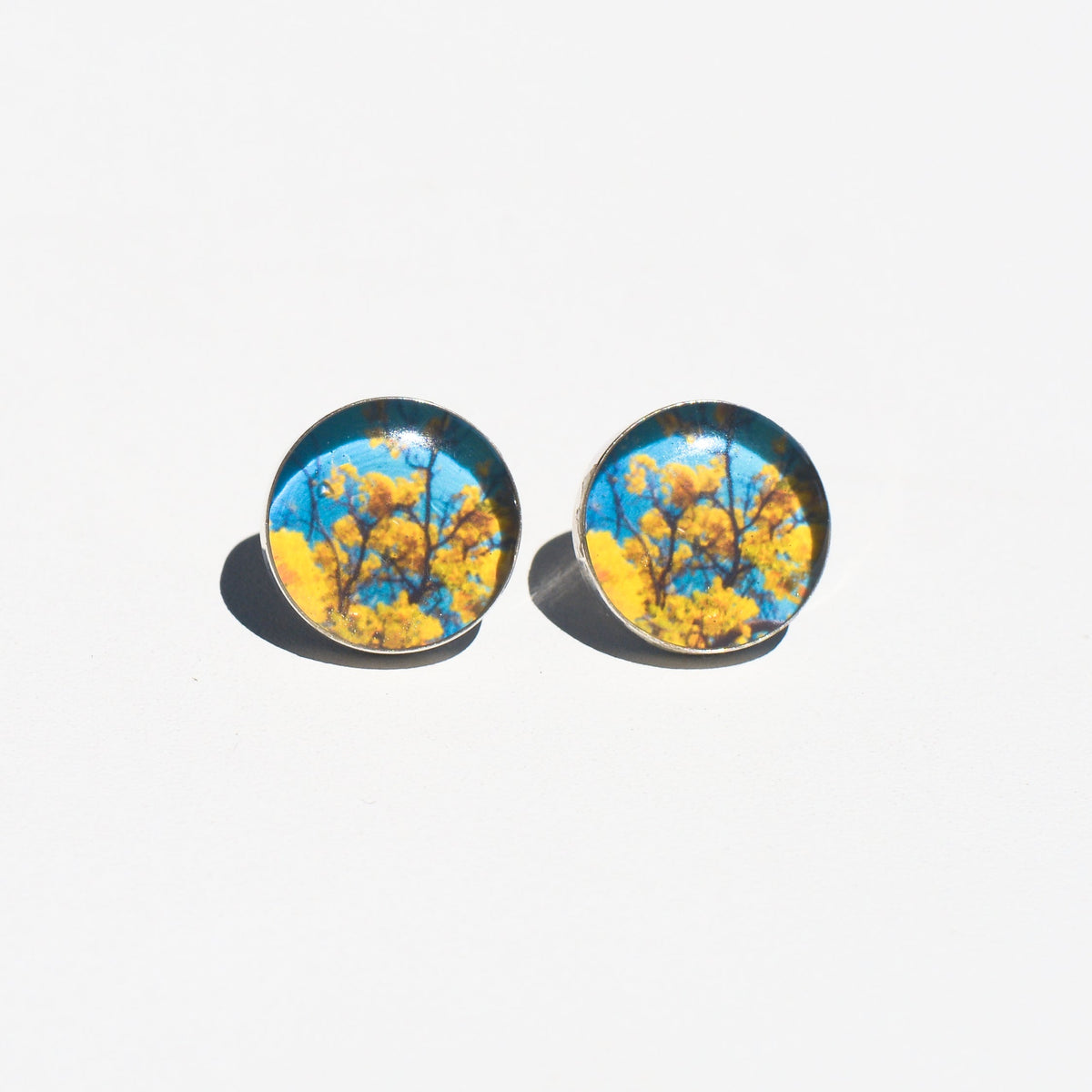 Aretes Redondos Guayacan Amarillo II