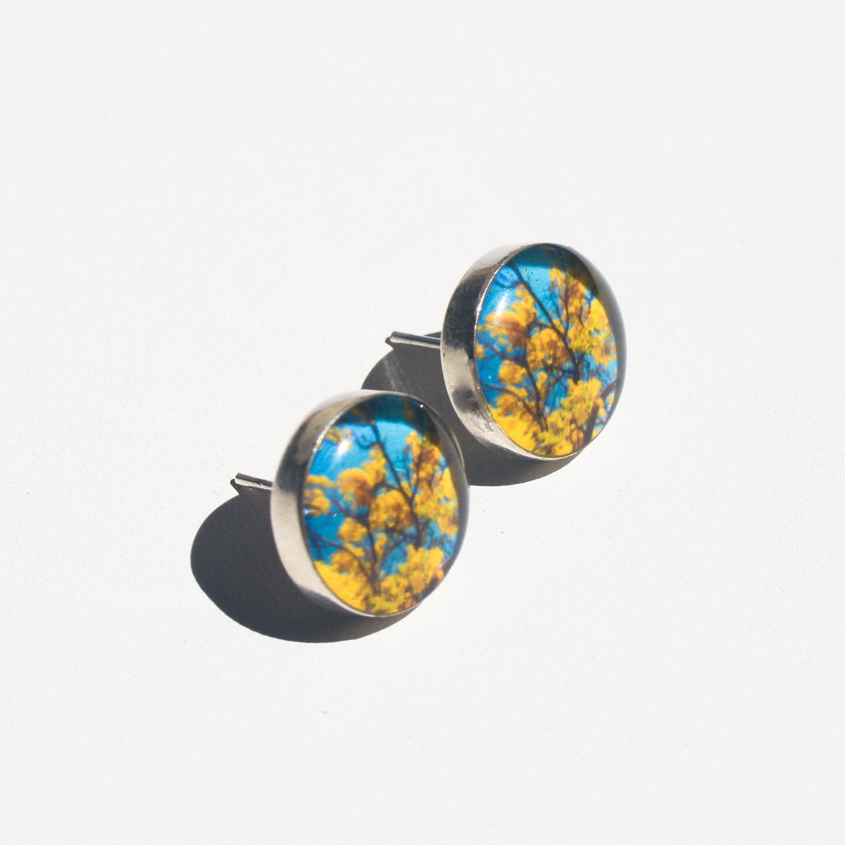 Aretes Redondos Guayacan Amarillo II
