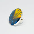 Anillo Redondo Alas de Mariposa Tigre
