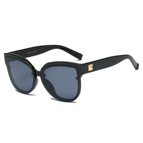 LENOIR | Women Oversized Mirrored Cat Eye Sunglasses