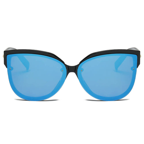 LENOIR | Women Oversized Mirrored Cat Eye Sunglasses