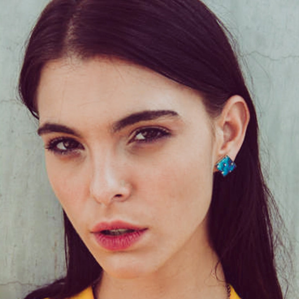 Aretes Cuadrados Calandria