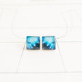 Aretes Morpho Azul