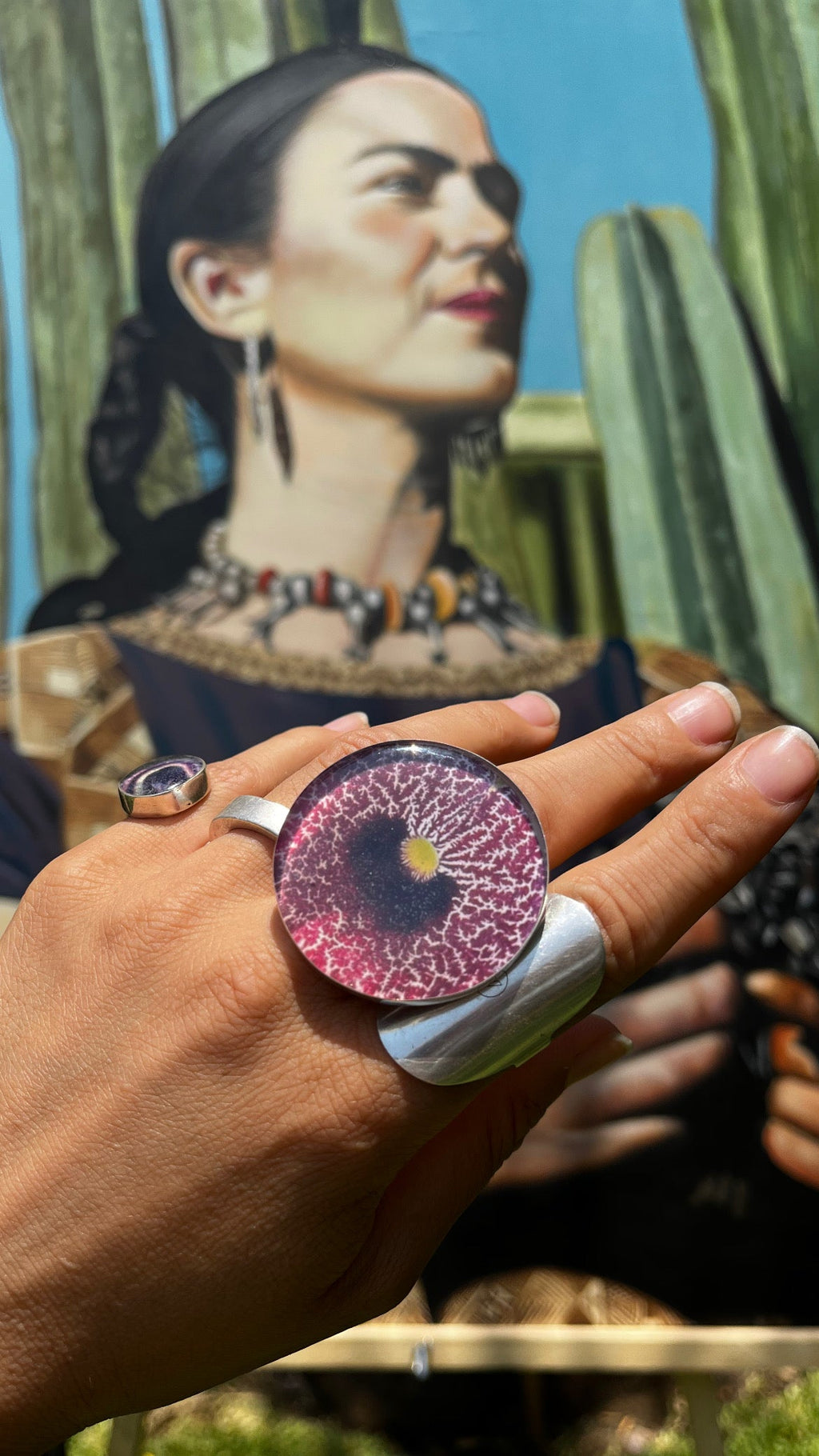 Maxi Anillo Flor Aristolochia - La flor del Nacimiento