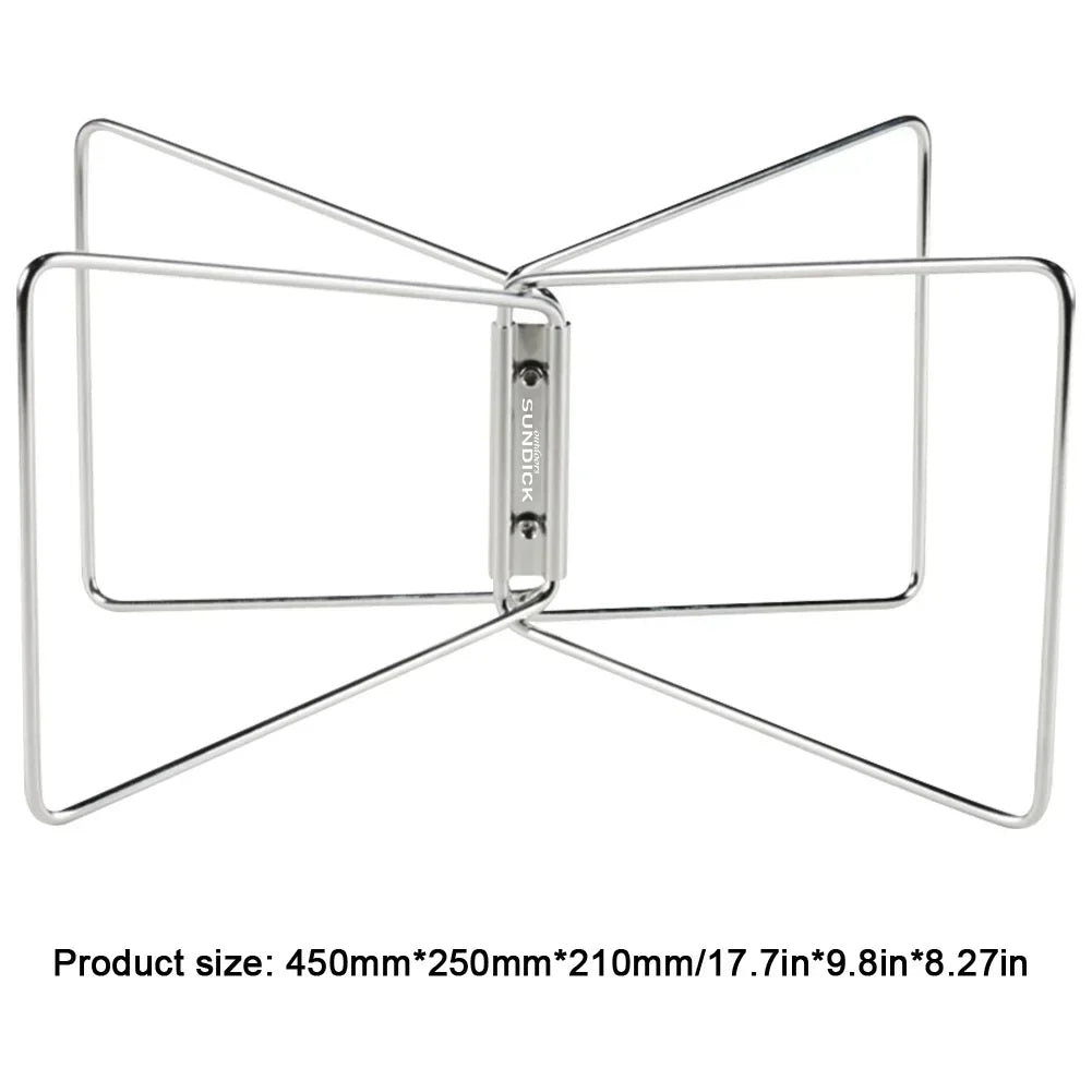 Portable Fridge with Ice Box Stand