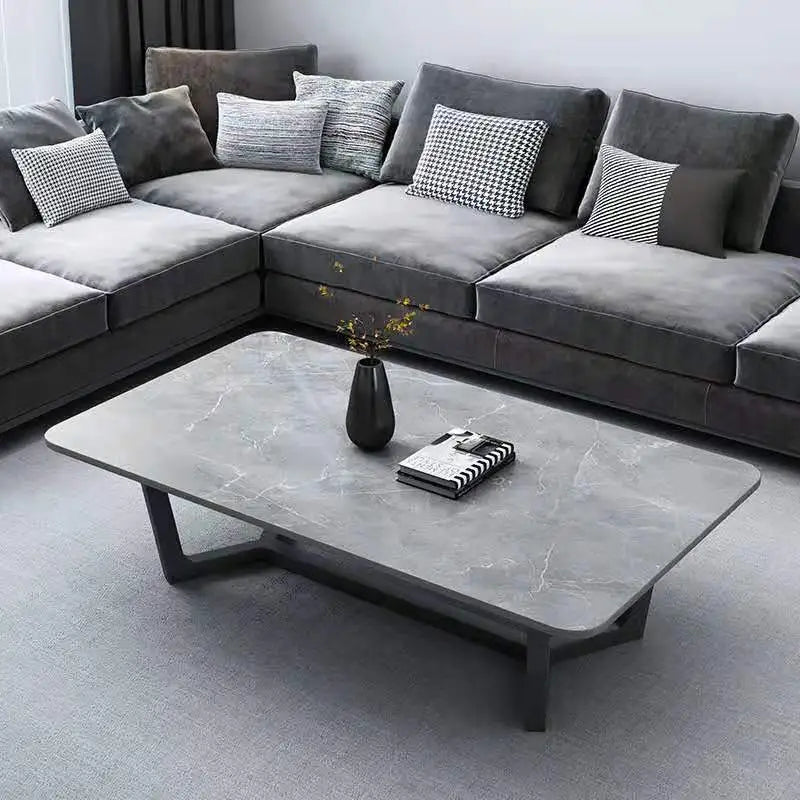 Modern Light Luxury Coffee Table - G and B (80x40x46cm)