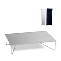 Ultralight Mini Folding Camping Table Silver