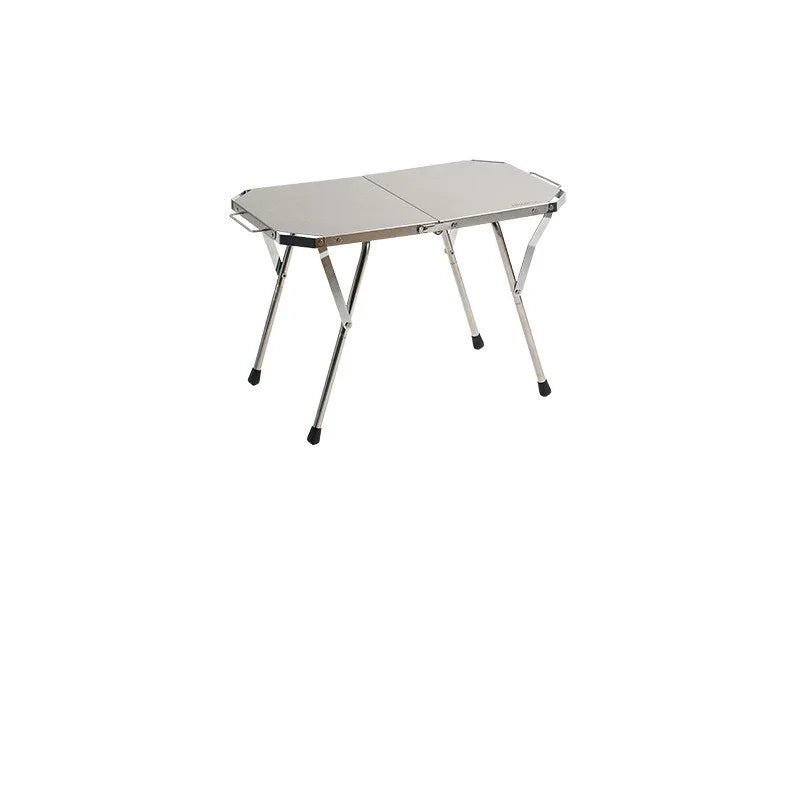 Outdoor Folding Stainless Steel Table Heat And Scratch Resistan