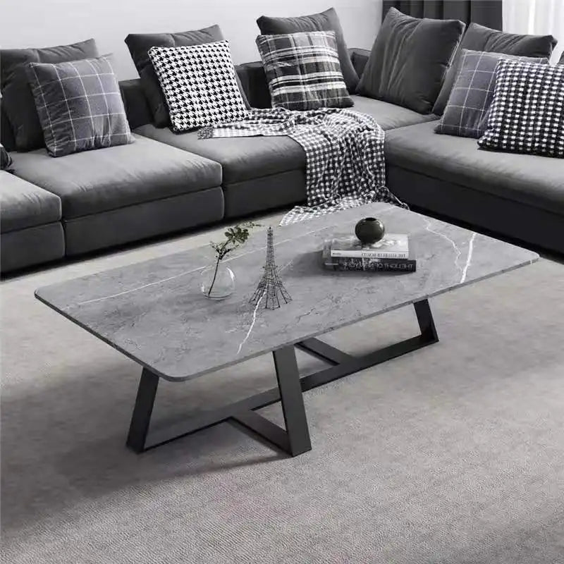 Modern Light Luxury Coffee Table - G and B (80x40x46cm)