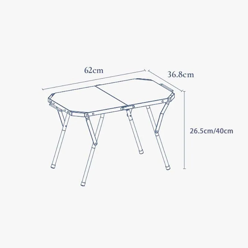 Portable Stainless Steel Camping BBQ Table