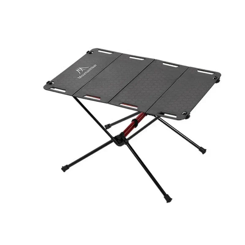 Transparent Tactical Camping Table Black