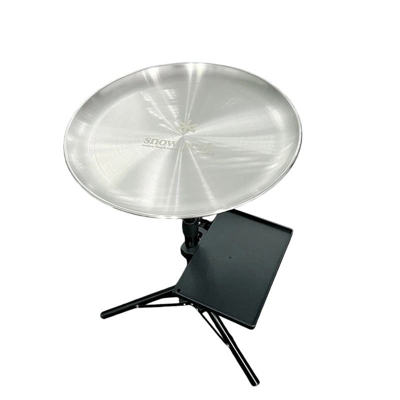 Outdoor Portable Folding Table with Shelf