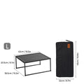 Folding Portable Camping Table Black