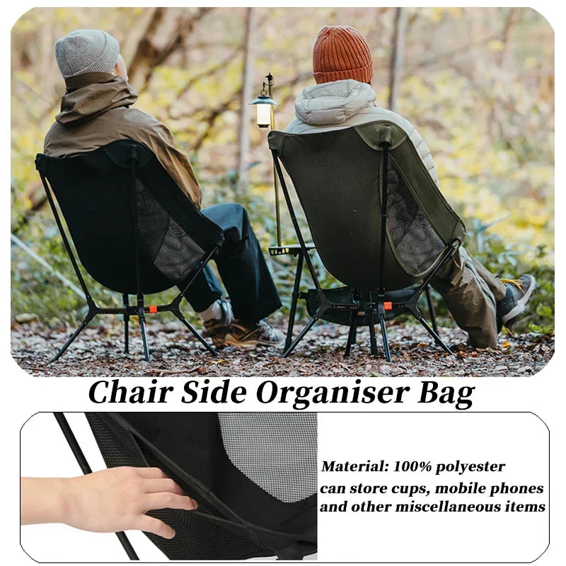Portable Folding Camping Chair Black