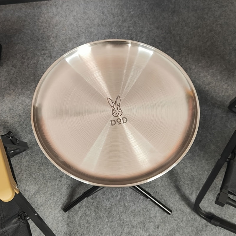 Outdoor Camping Coffee Table with Tripod Base