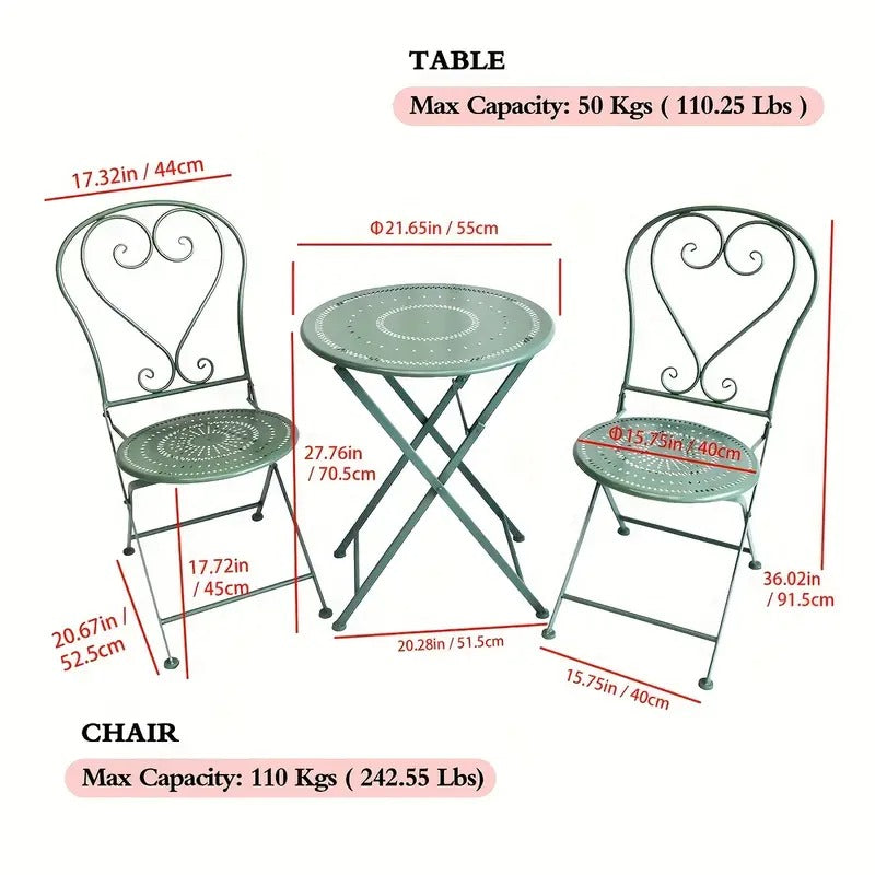 RV Camping Foldable Outdoor Bar Set (3pcs)