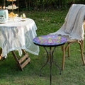 Handcrafted Mosaic Mini Glass Side Table