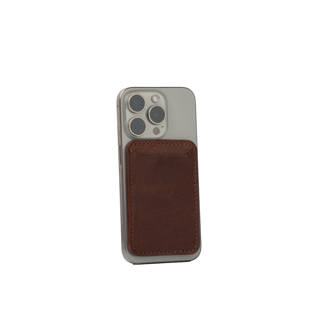 Cartera de piel de grano completo compatible con MagSafe - Classic