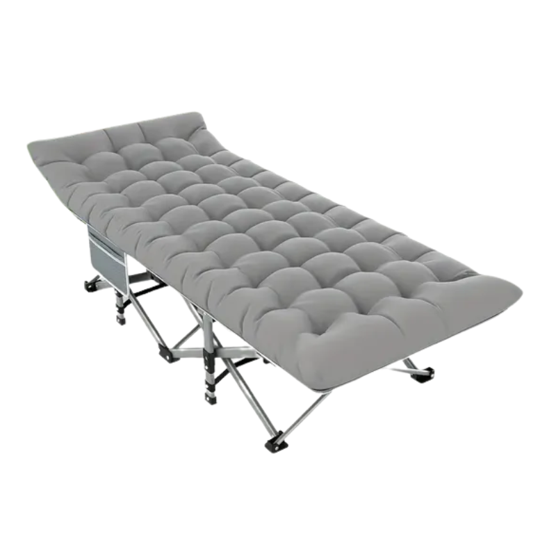 Folding Camp Cot with Mattress